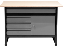 Töölaud 5 sahtliga, 1160x600mm; 58455 WORELL
