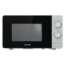 Gorenje MO20E1S микроволновая печь для разогрева и приготовления пищи 800W 20L разморозка AquaClean Серебристая