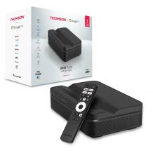 Проектор Thomson PG55B, яркость 600 ANSI люмен, разрешение UHD 4K, контрастность 1000:1, лазерный источник света, Dolby Audio