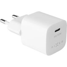 Fixed Mini USB-C ceļojumu lādētājs FIXC30M-C-WH, 5V/3A, 9V/3A, 12V/2.5A, 15V/2A, 20V/1.5A, 30W, ātrā uzlāde