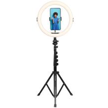 Agfa Photo Ring Light ARL11XL, ARL11XL, 10W, 28cm, 3200-6500K, 120 LED, USB toide, alumiiniumist statiiv 45-155cm