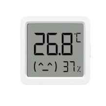 Išmanus temperatūros ir drėgmės monitorius kompaktiškas jutiklis Bluetooth 5.0 Smart Temperature and Humidity Monitor 3 Mini 0 °C–60 °C 0.1 °C 0 %–99 % RH 1 % RH 2.1″ LCD Bluetooth Low Energy QBH4312GL Balta Xiaomi