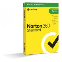 Norton 360 Standard, 21408666, 10GB, 1 год, программное обеспечение безопасности, VPN, менеджер паролей, SafeCam