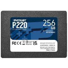 Patriot SSD P220 МОДЕЛЬ P220S256G25, 256GB, SATA, скорость записи 490 MB/s, скорость чтения 550 MB/s, TBW 120 TB