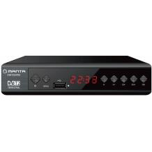 Manta Digitaalne vastuvõtja DVBT025PRO, 110-240V, 2xHDMI, 1xUSB, DVB-T2, H.264, H.265, EPG, salvestamine