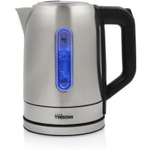 Tristar Kettle WK-1344, 2200 W, 1.7 L, nerūdijančio plieno, 360° sukamoji bazė
