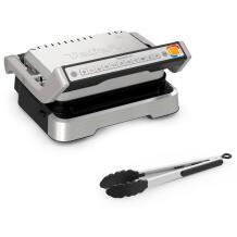 Tefal OptiGrill 2in1 GC773D, GC773D10, 2100W, 600cm², 9 gaminimo programos, 4 asmenims, nuimamas plokštės