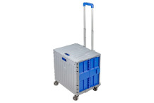 Rokas iepirkumu ratiņi, FORSAGE, F-L019, 65 kg kravnesība, saliekami, 440x340 mm platforma