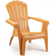 Krēsls plastmasas Dolomati oranžs