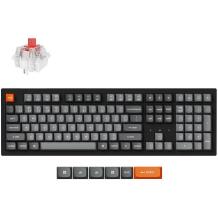 Keychron K10M-H1 traadita mehhaaniline klaviatuur, 108 klahvi, RGB LED valgustus, 2.4 GHz, Bluetooth 5.1, PBT klahvid