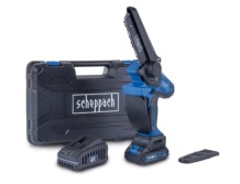Mini arboristų grandininis pjūklas BC-PS150-X, Scheppach, 5904205915, 150 mm, 20 V, 3.3 kg