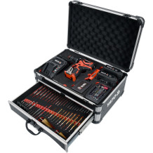 Akumuliatorinis gręžtuvas 18V + 126 priedai YT-44250 YATO