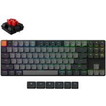 Keychron клавиатура K1X-B1 80% TKL, RGB LED подсветка, Bluetooth 5.2, USB Type-C, 87 клавиш, механический переключатель