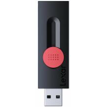 Lexar | Flash Drive | JumpDrive D300 | 128 GB | USB Type-C/Type-A | Black/Red