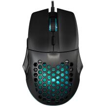 Baracuda Spēļu pele PENGUIN-B, 6 pogas, 3600 DPI, USB 2.0, 1.5m, melna, apgaismojums, paredzēta labajai rokai