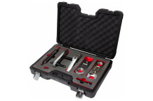 Instrumentu komplekts bumbu savienojumu noņemšanai, Forsage, F-903T2BD, 5 daļas, 3 izmēri (30, 34, 40 mm), cieta kaste