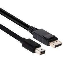 Club3D кабель DisplayPort CAC-2163 Mini DP на DP 2м 21.6 Гбит/с 4K 60Hz, прямой разъем, 1 шт