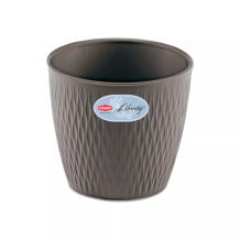 Gėlių vazonas Liberty Ø20x19cm pilkas  2187201