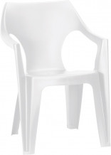 Dārza krēsls Dante Low Back balts 29187058400 KETER