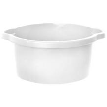 Nhg Dubuo 3200207, 345mm, 345mm, 160mm, 8l, apvalus, baltas, plastikinis su rankenomis