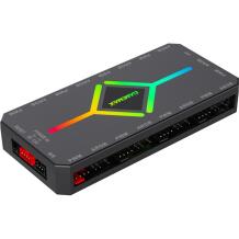 Gamemax V4.0 ARGB PWM HUB BK, 136g, 11.8cm, 5.5cm, 1.7cm, heleduse reguleerimise nupp, 4-pin PWM pistik
