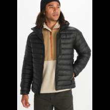 Jakk HIGHLANDER Hoody 03, MARMOT, 0195115273729, 700-fill power down, 440g, MUSTA, L