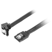 Lanberg SATA Datu Kabelis III 50CM CA-SASA-13CU-0050-BK, 6 Gb/s, 26 AWG, Vara, Melns, 2x7pin SATA, Taisni