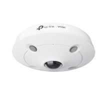 TP-Link InSight S655I IP stebėjimo kamera Fisheye 360° 5 MP H.265+ IR naktinis matymas dvikryptis garsas IP67 IK10 Balta