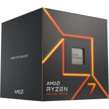 Amd Protsessor Ryzen 7 7700 100-100000592BOX, 3.8 GHz, AM5, 8 tuuma, 16 niiti, 65W, 5 nm
