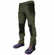 Softshell bikses Nebraska, zaļas, C54, Pesso