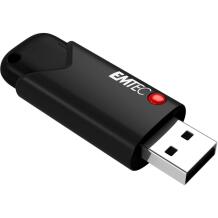 Emtec USB mälupulk B120 ECMMD128GB123, 128GB, USB 3.2 Gen1, 100Mbps, 20Mbps, must, plastmass, krüpteerimine