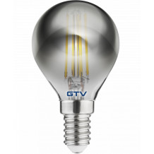 Dekoratīva LED spuldze, FILAMENT, G45, 1800K, E14, 4W, 200lm, 360°; LD-G45FP4-18 GTV