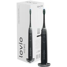 Lovio Elektriskā zobu birste LVTB124BK, 5 režīmi, 3 intensitātes, IPX8, 5 uzgaļi, induktīvā uzlāde