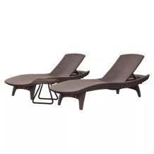 Sun loungers Pacific set 2 pcs + table brown KETER 29201591590 197x75x40.4cm 31.3kg