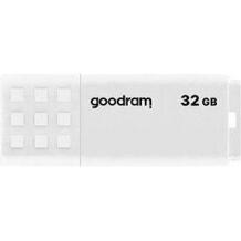 Goodram Zibatmiņa UME2 UME2-0320W0R11, 32GB, USB 2.0, lasīšanas ātrums 20 MB/s, rakstīšanas ātrums 5 MB/s, balta