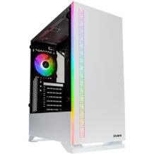 Zalman Arvutikorpus S5 WHITE, 2x3,5", 6x2,5", 7 laiendusslotti, 1x120mm ventilaator, RGB valgustus