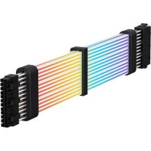 Gamemax Toite pikenduskaabel VGA 3x8PIN-B, 30 cm, 3x8 pin pistik, RGB LED valgustus