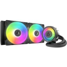 Arctic CPU Охладитель Liquid Freezer III Pro 280 A-RGB ACFRE00183A, 2 вентилятора, 186 м³/ч, FDB, черный
