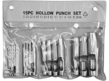 PUNCH SET 15PCS, 2-22MM 76700 TOYA