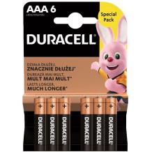 Duracell Baterija Duracell Basic AAA/LR3 blister 6szt, Alkaline, AAA, 6 vnt.