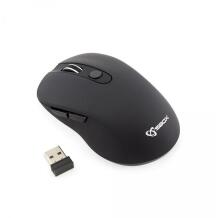 Sbox Juhtmevaba hiir WM-911B, 800-1600 DPI, 6 nuppu, 10 m, RF 2,4 GHz, kummist kate, ergonoomiline disain