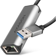 Axagon Сетевой адаптер ADE-25R, 2.5 Гбит/с, USB 3.2 Gen 1, 1x RJ-45, металлический корпус, Plug and Play, Wake-on-LAN