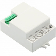 Kustību sensors, mikroviļņu SRC812 MINI2, max. 500W, 360°, 1-8m, IP20, balts; AE-SRC812-MIN2 GTV
