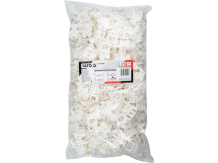 Plaadi nivelleerimiskomplekt klambrid YATO YT-36934 1 mm vuuk 5–14 mm 700 tk 40×40×30 mm
