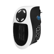 Į lizdą jungiamas keraminis ventiliatorinis šildytuvas kambariui su termostatu ir laikmačiu 500W iki 30m³ Heat Plug-in Eurom
