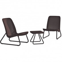 Комплект садовой мебели Rio Patio Set коричневый 29197637521 KETER