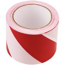 Norobežojoša lente sarkana/balta 8cmx100m 06-4-1500 SMART