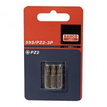 Uzgaļu PZ2 25mm komplekts (3gab.) 59S/PZ2-3P BAHCO