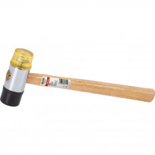 Пластмассовый молоток с деревянной ручкой 40мм Kreator