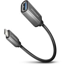 Axagon USB adapter RUCM-AFAC 1x USB-C, 1x USB-A, 0.2 m, metallkorpus, 5 Gb/s, 3A